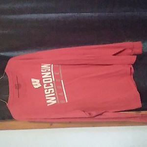 Men's long sleeve Wisconsin Badger shirt